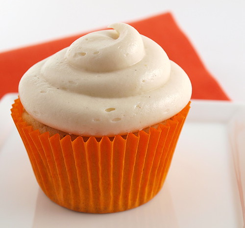 Sweet Potato Cupcakes with Brown Butter Cream Cheese Frosting