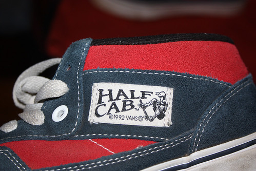 Vans Half Cab - Red and Blue