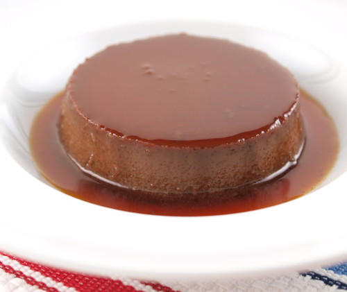Chocolate and Red Coconut Curry Creme Caramel