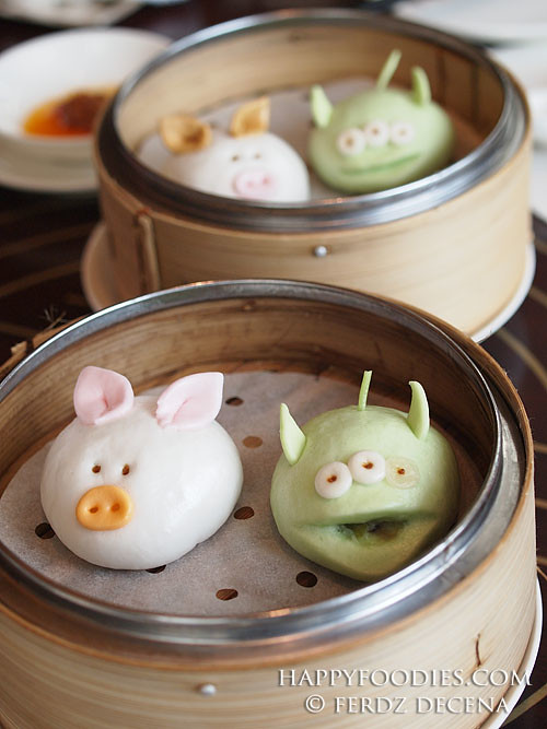 Little Pig Barbecue and Little Green Men Pork and Vegetable Bun