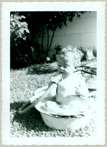 Child in a tub