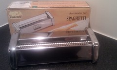 Spagetti tilbehør til vores pastamaskine
