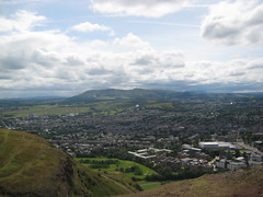 View from the top of Arthur's Seat, Holyrood Park, Edinburgh