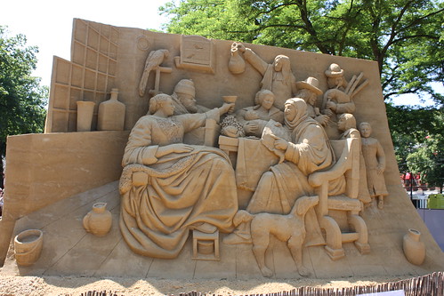 Esculturas de areia - Den Haag