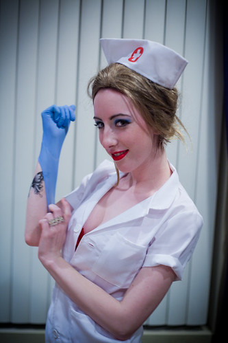 hot sexy halloween girl model nurse blink182