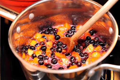apricot blueberry thyme jam