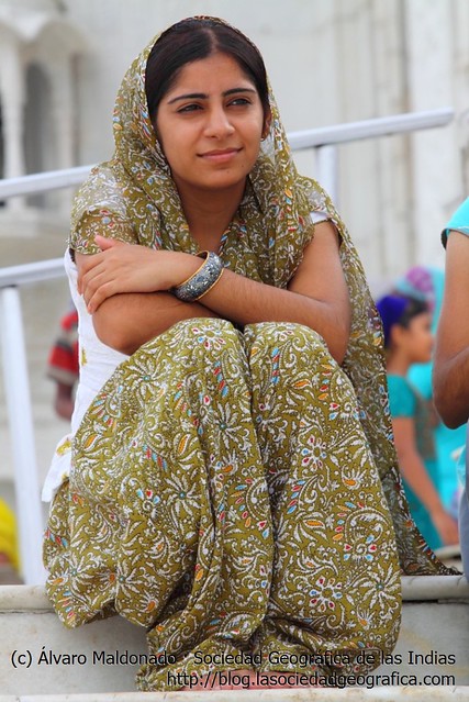 Foto de mujer sij, Delhi