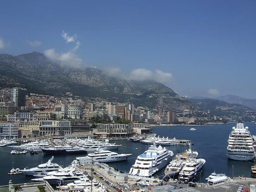 view of Port Hercules in Monaco