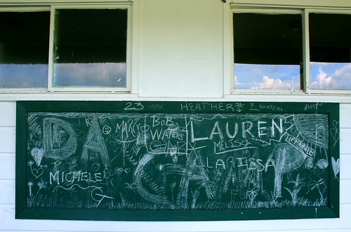 Day camp chalkboard detail