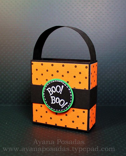 Halloween Polka-Dot Treat Bags (8)