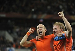 striker Arjen Robben y Kuyt