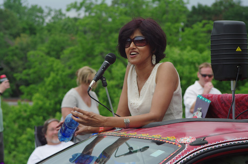 Sehba Sarwar at the Art Car Parade