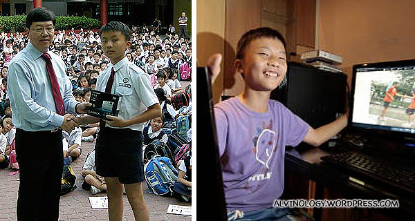 YOG Hero, Low Wei Jie - pictures via Straits Times.com