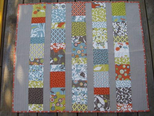 Charm Squares Baby Quilt