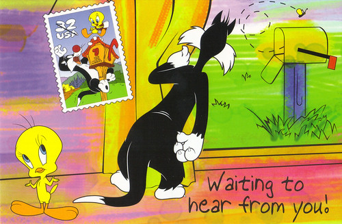 USPS Looney Tunes Sylvester & Tweety Postcard - a photo on Flickriver