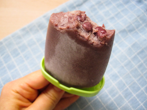 red bean ice lollies