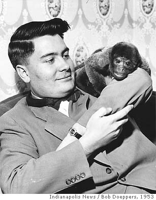 Jim Jones and Monkey
