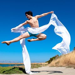 Male ballet Dancer jumps