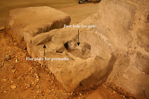The main post hole stone