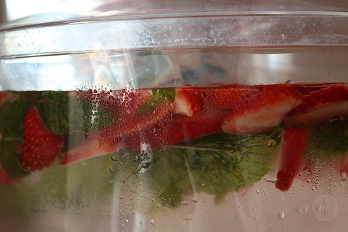 strawberry mint infusion
