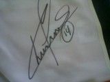 Chris Armas signiture. On soccer jersey.