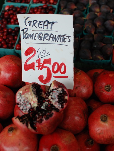 Pike Place Market - pomegranates