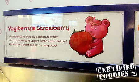Yogiberry Strawberry flavored frozen yogurt - CertifiedFoodies.com