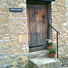 Holly Cottage doorway in Minster Lovell Village