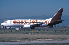 EasyJet B737-3Y0 G-OBWX BCN 09/09/2000