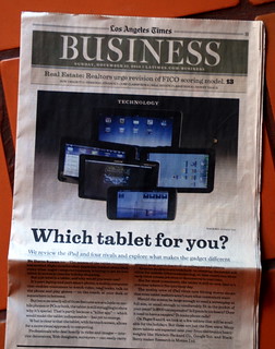 Los Angeles Times Review of Tablet Computers & the iPad - Page 1, From FlickrPhotos