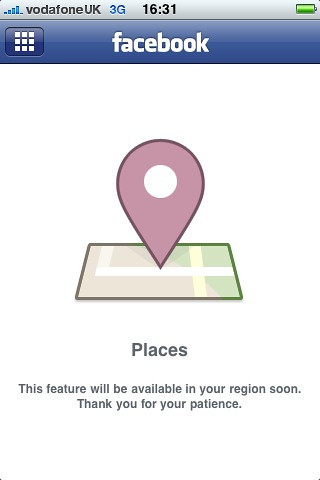 Facebook Places. The UK Version