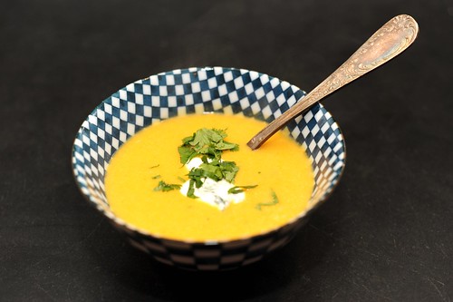 butternut squash and cider soup