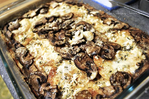 Potato Mushroom Gratin–PERFECT for Thanksgiving!