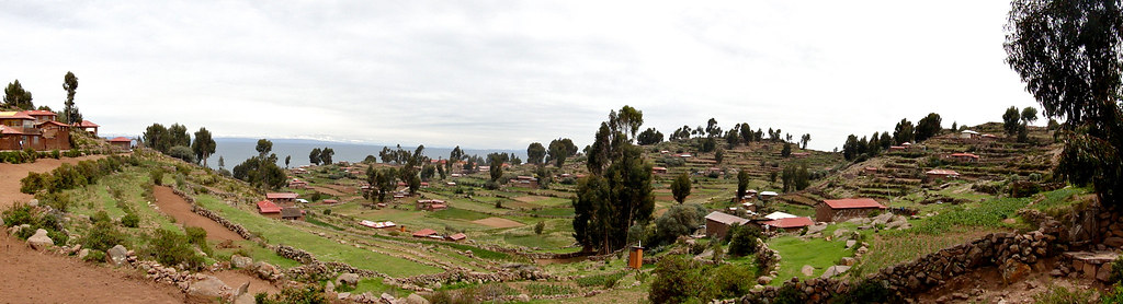 Landscape of Island Taquile