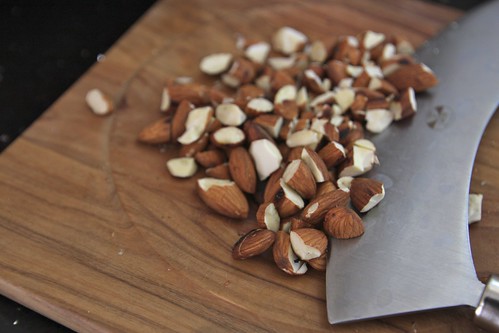 toasted almond chopping
