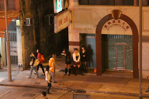 Street prostitution around Temple Street