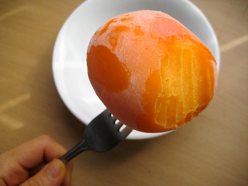 frozen persimmon