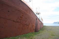 Navio de Metal mais antigo da Garðar BA 64 Islândia