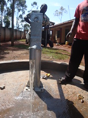 Care compassion home-water flowing during after pump attachment.