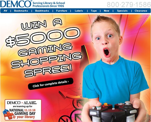 Win a $5000 gaming shopping spree for your library!