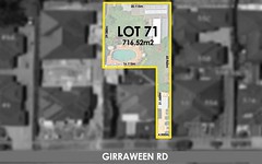 Lot 71, 53 Girraween Rd, Girraween NSW