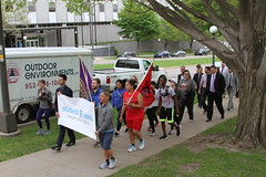 MN College Students March to the Capitol, May 10