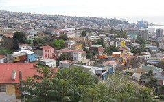 Chile (Valparaiso) Panaromic view of Valparaiso from Pablo Neruda's house1