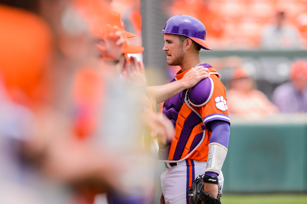 Clemson Baseball Photo of Kyle Wilkie and Louisville