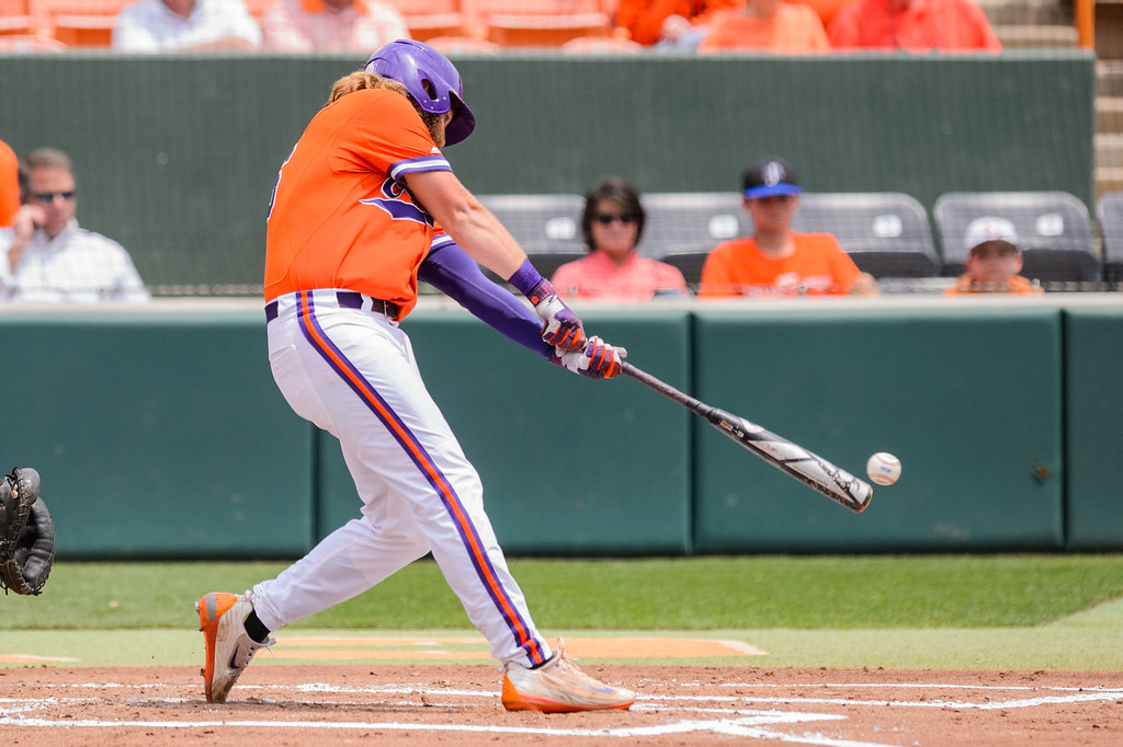 Clemson Baseball Photo of Reed Rohlman and Louisville