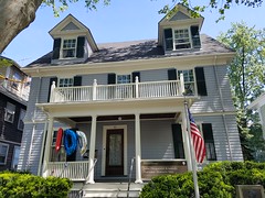 5-20-2017: JFK was birthed in this house 9 days short of 100 years ago...and the balloons are proof of that! Brookline, MA