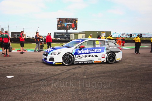 James Cole at the Thruxton BTCC weekend, May 2017