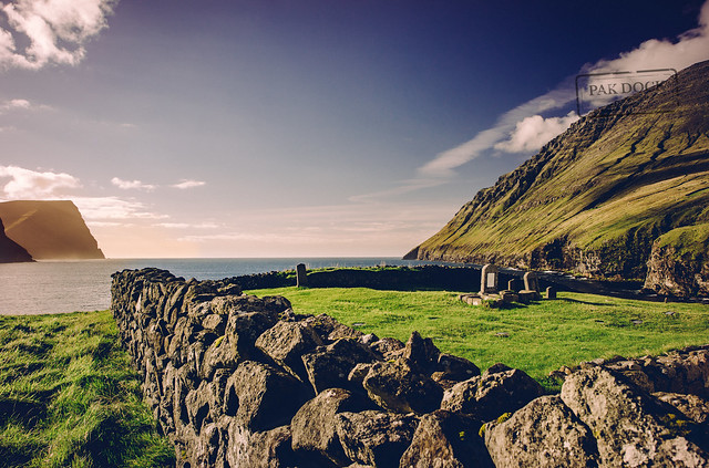 Viðareiði Graveyard - Faroe Islands