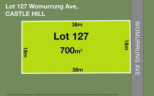 Lot 127 Womurrung Avenue, Castle Hill NSW 2154