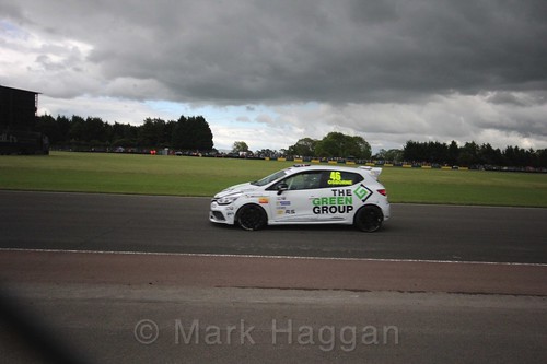 Sam Osborne in the Renault Clio Cup during the BTCC weekend at Croft, June 2017